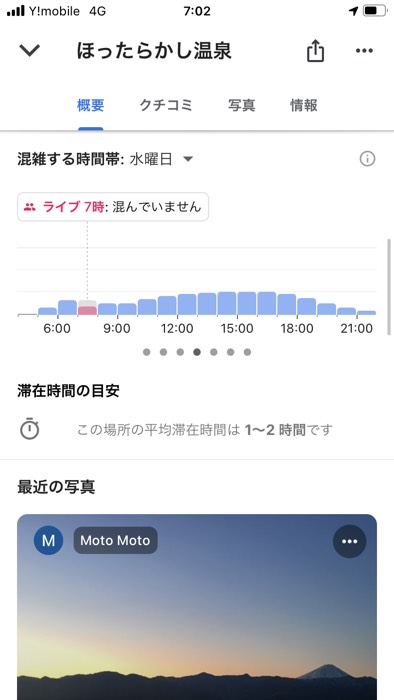 通常より混んでいないらしい