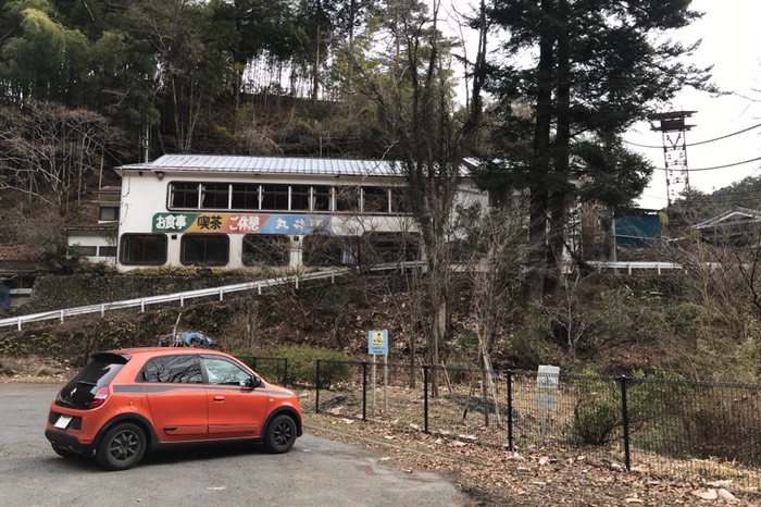 廃ロープウェイ駅付近