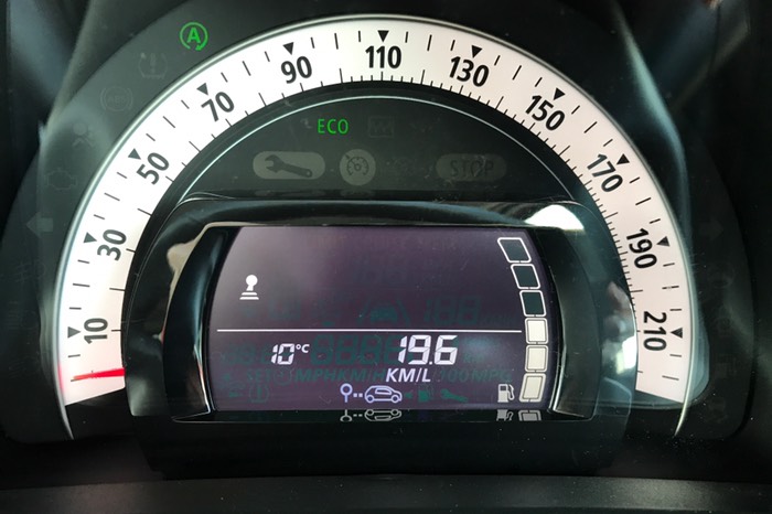 平均燃費 19.6km/l