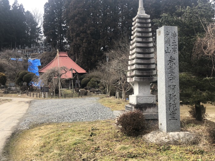 無量寺の枝垂れ桜
