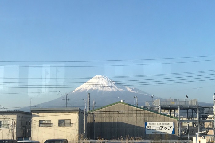 富士山のそばも走る