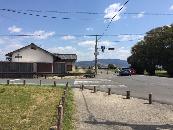佐紀町 自転車専用道路を見失う
