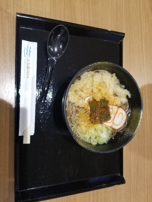 白えび天ぷらそば