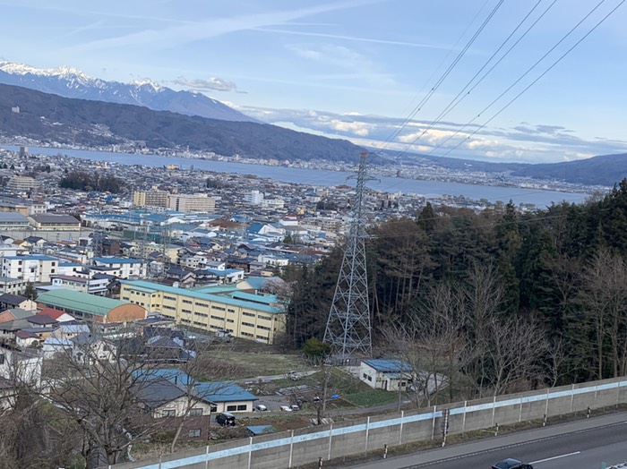 高ボッチ断念後の道で②