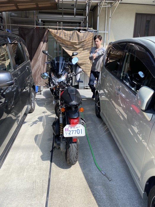 空気圧チェック！