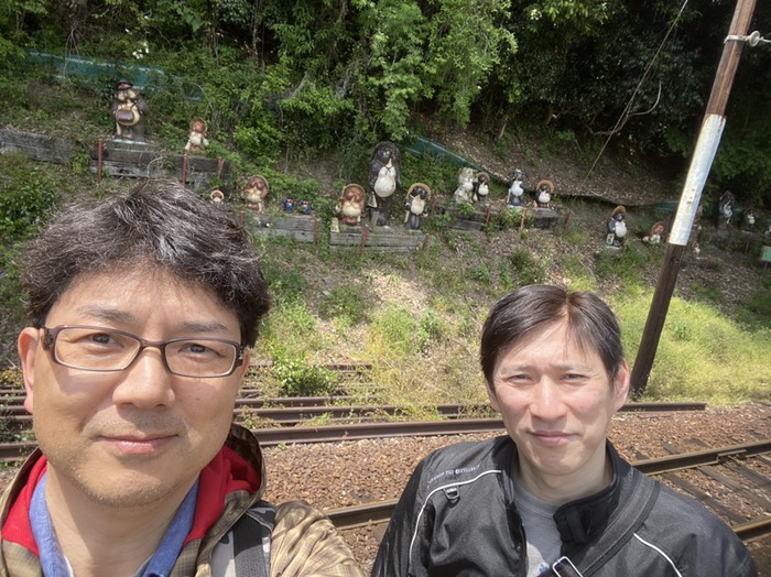 たぬきとおっさん