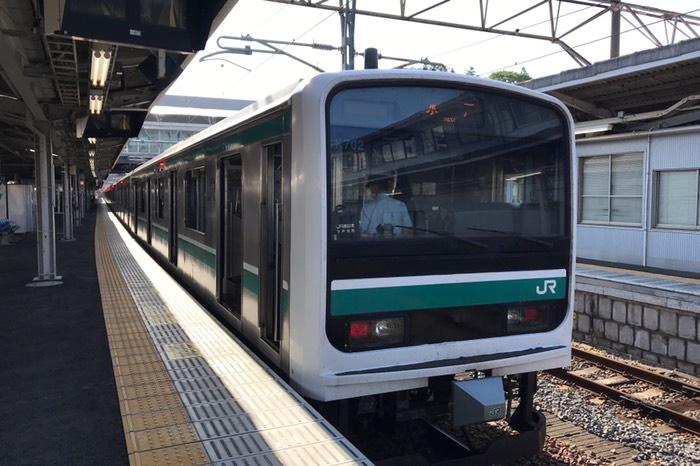 常磐線で帰ります