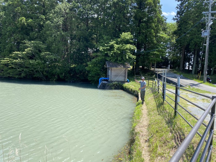 知り合いのバス釣り名人⁉️ いつもオケラ^_^