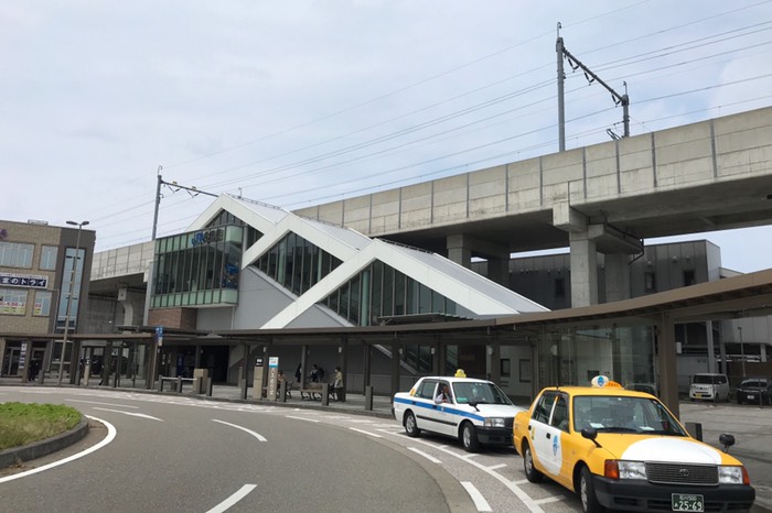 松任(まっとう)駅から帰路へ