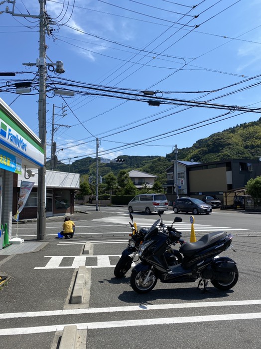 これから山越！