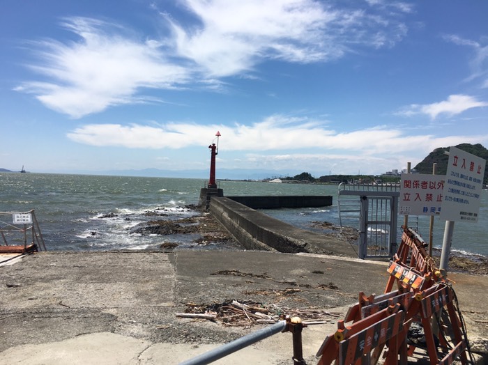 静浦ダイビングセンター付近