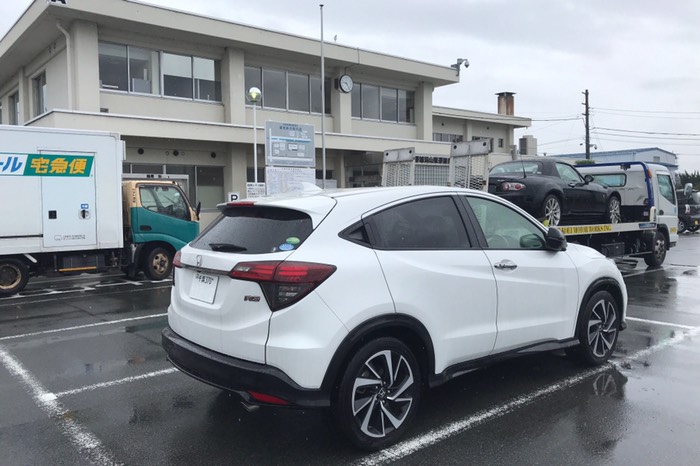 山梨運輸支局到着