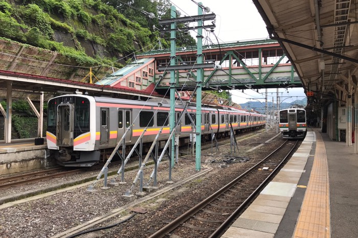 ここまで楽しい列車旅でした♪