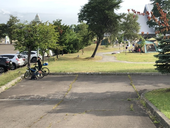 グリーンパーク新十津川キャンプ場出発。