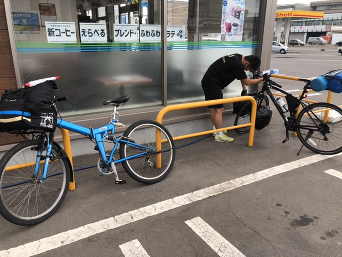 新十津川ファミリーマートにて。