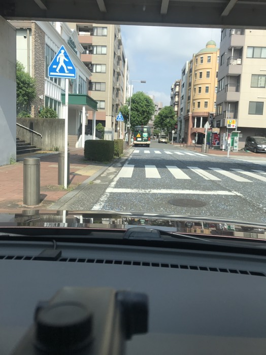 正面着け