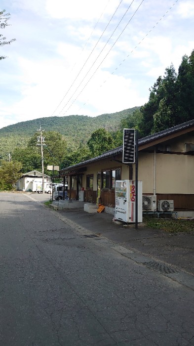 小田切ダム近くのパーキング