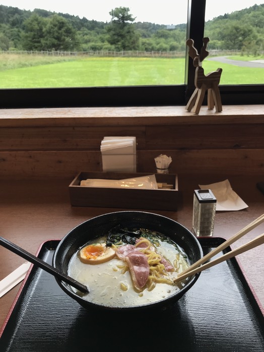 合鴨白湯塩ラーメン