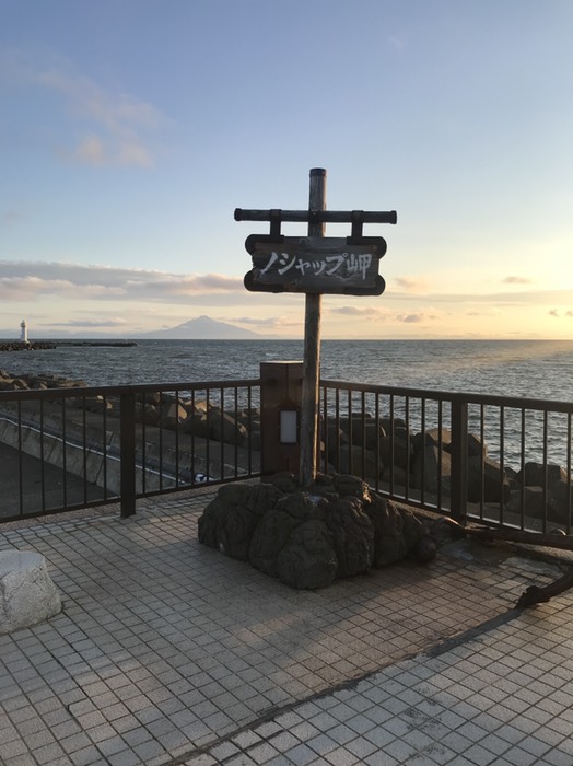 ノシャップ岬からの利尻富士