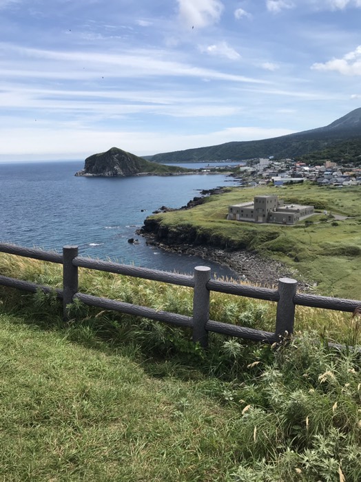 利尻夕日外貨展望台からフリーターミナル