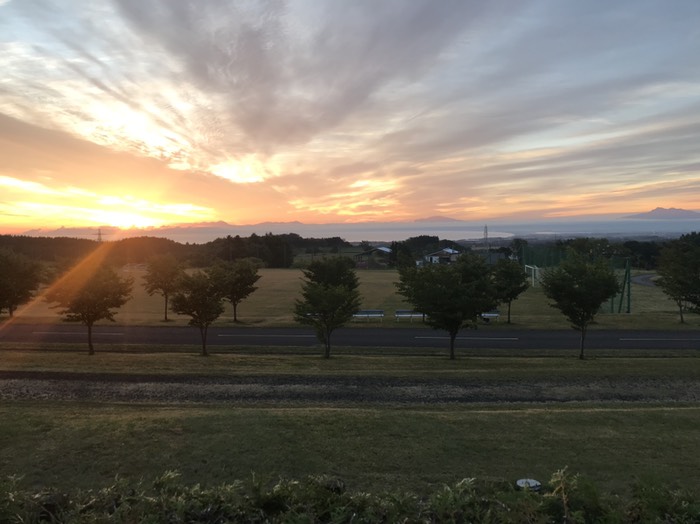網走から斜里への海岸線