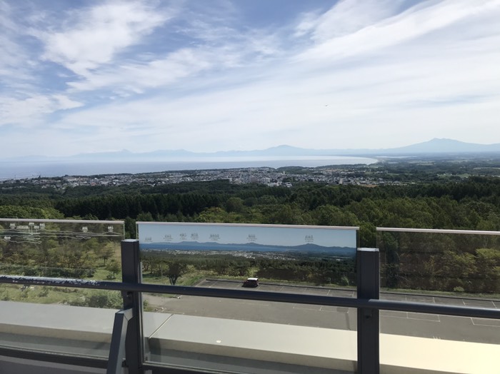 天の都展望台から知床半島