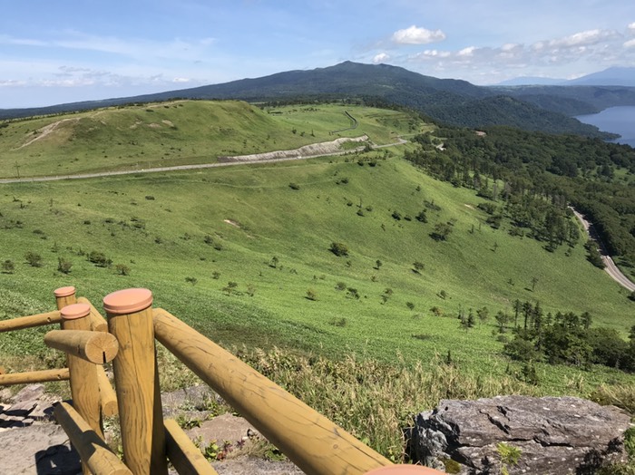 美幌峠から弟子屈方面下り坂