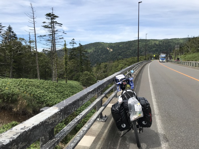 日勝峠最高点からの景色