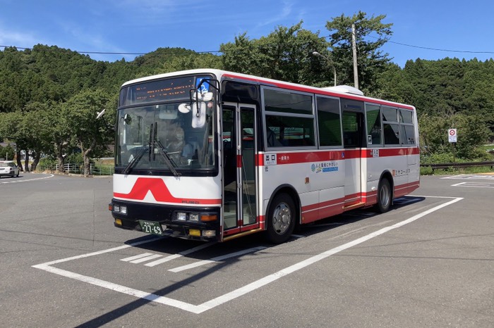 市営バス大きかった