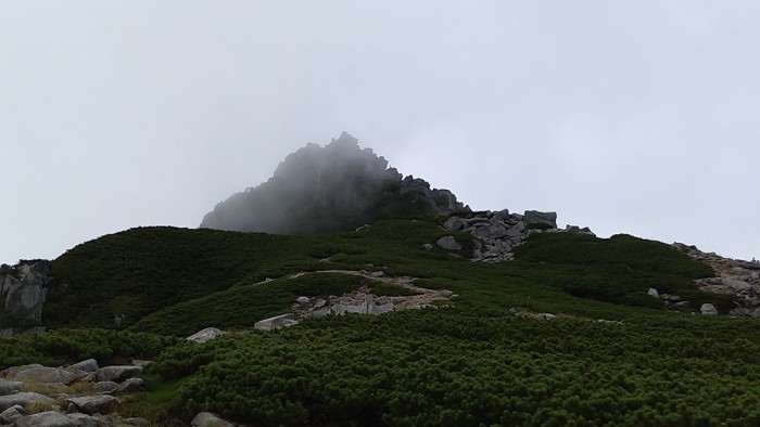 乗越浄土より宝剣岳