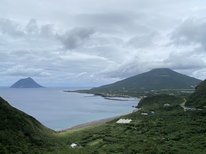 八丈富士と八丈小島