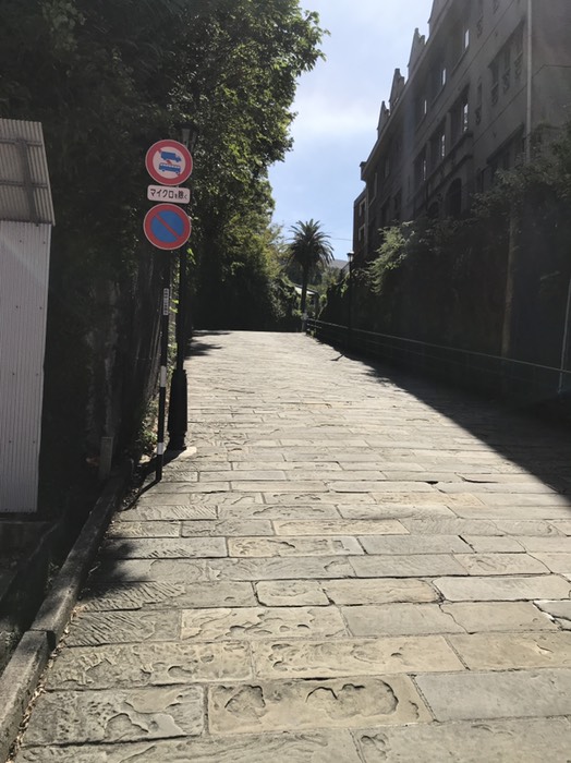 オランダ坂登り口