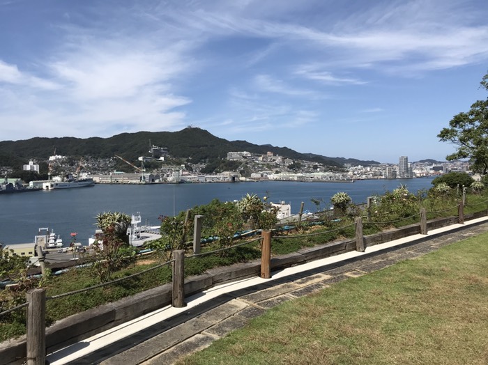 グラバー邸から長崎港