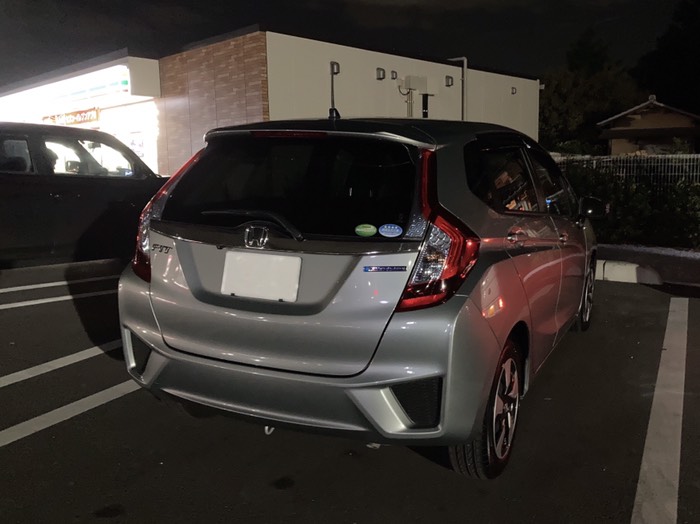 明日はこのフィットを岐阜まで