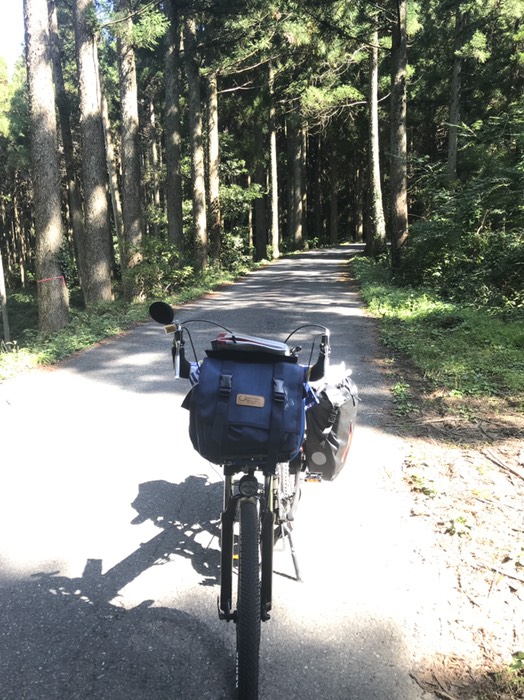 黒川温泉途中の山道
