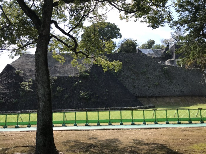 熊本城地震の爪痕