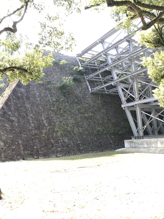 熊本城地震の爪痕2