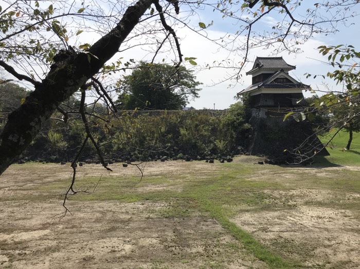 熊本城地震の爪痕3