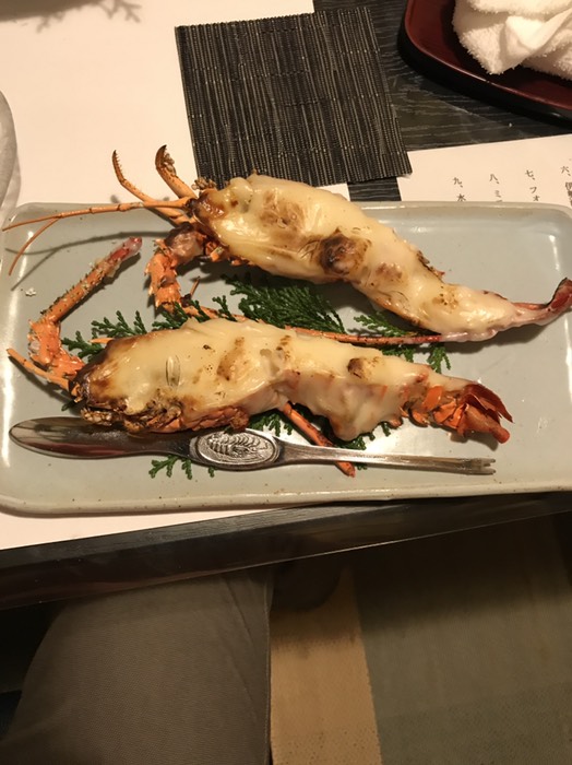 伊勢海老の鬼殻焼き