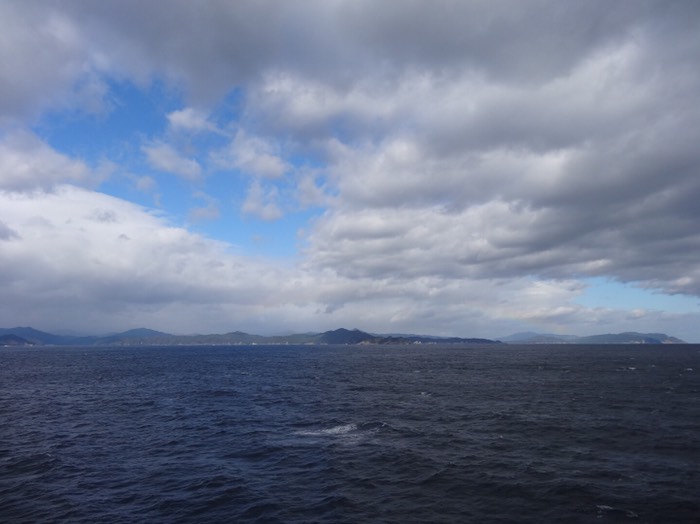 虹が見えました