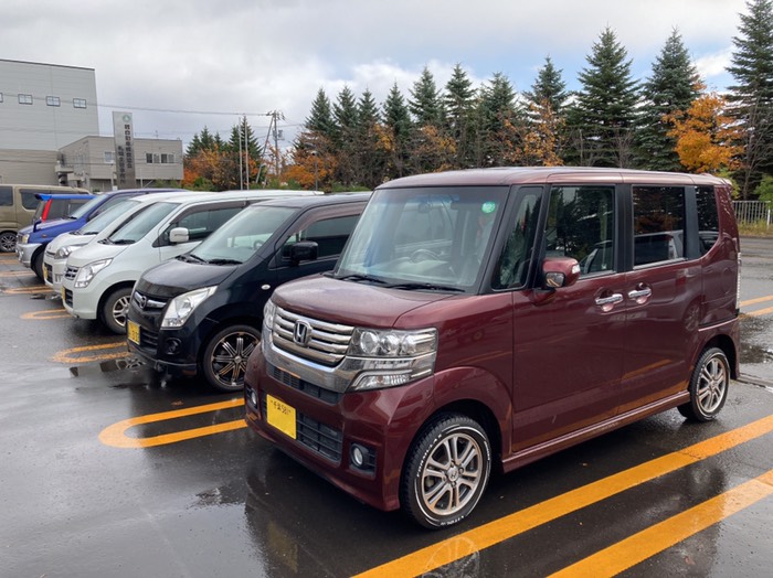札幌軽自動車協会到着