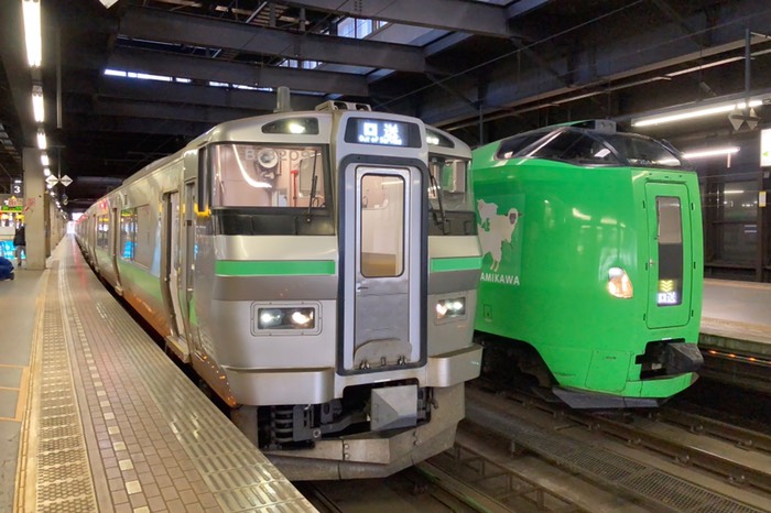 札幌駅楽しいー