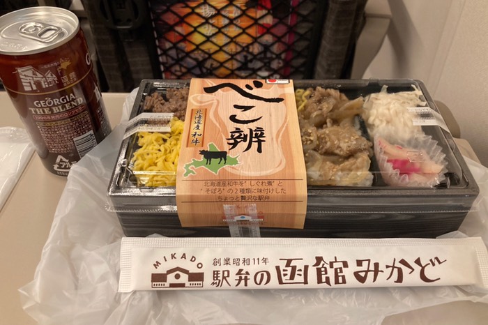夕食もお弁当