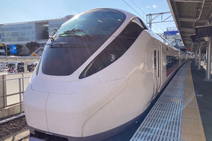 いわき駅構内にて