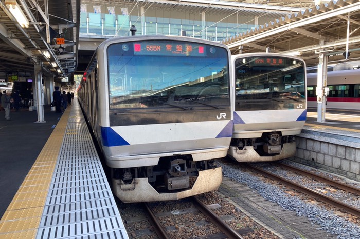 とりあえず常磐線に乗ります