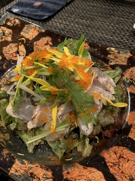 カンパチのカルパッチョ