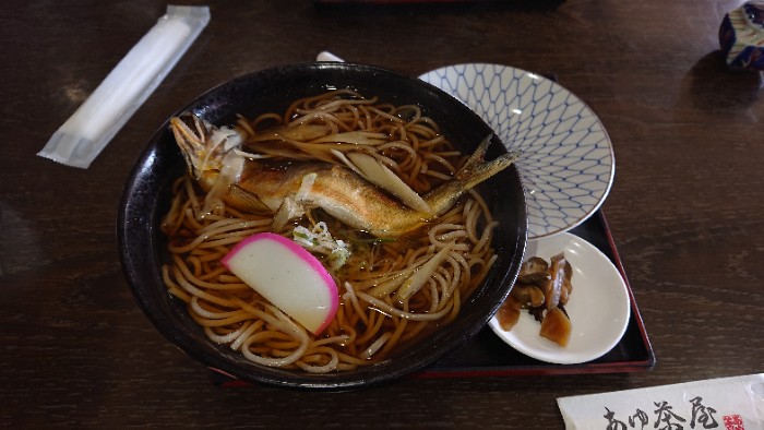 鮎蕎麦