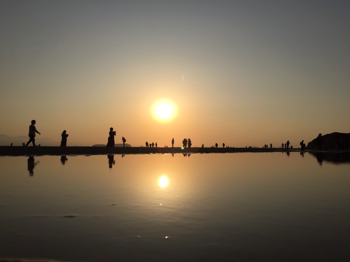 日本のウユニ塩湖 父母ヶ浜
