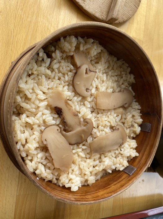 松茸わっぱ飯