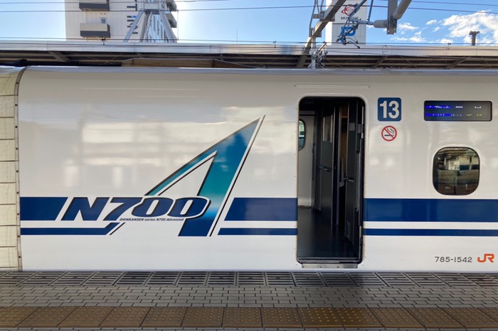 新幹線乗ります♪